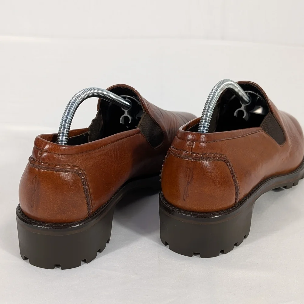 Cole Haan Country Farren Scotch Leather Slip-On Woman's Loafers Size 9B